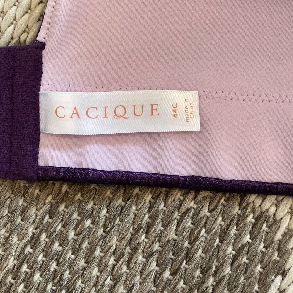 Cacique bra, size 44C lightly lined full coverage - Picture 4 of 6